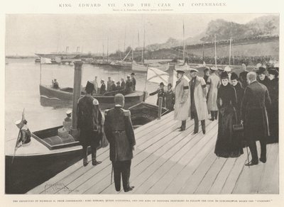 King Edward VII and the Czar at Copenhagen by Amedee Forestier